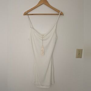 Elegant White Slip Dress